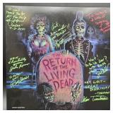 Signed vinyl soundtrack The Return of the Living