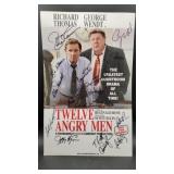 Signed poster 'Twelve Angry Men' play by Reginald