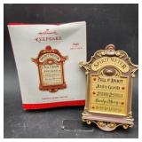 2013 Hallmark Ornament 'Santa's Spirit Meter'