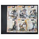 2017 Hot Wheels Star Wars Bounty Hunter cars set