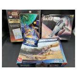 Star Wars models and puzzle