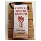 What did we use before toilet paper? Book