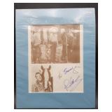 Framed/matted signed photo actor Rex Allen