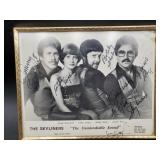 Signed portrait of the band The Skyliners