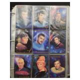 Binder of Star Trek trading cards *swipe*