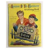 Vintage Leave It to Beaver coloring book from