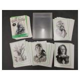 'Face Cards' horror-themed trading card set