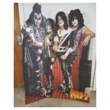 KISS Group Life Size Cardboard Cutout Standup