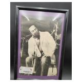 Framed, autographed photo of Lester Bowie