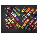 Various loose Hot Wheels car collection