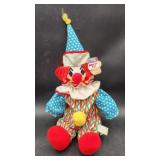 Vintage circus clown plush by Animal Toys Plus