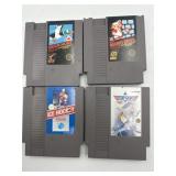 (4) Nintendo NES games