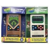 Electronic Baseball & Football handheld games