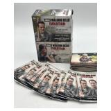 The Walking Dead trading cards - 9 packs sealed ,