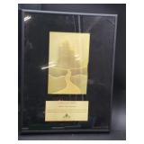 1990 Wizard of Oz 3 million units sold award