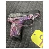 Ruger EC9 muddy girl 9mm pistol with case