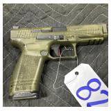 CANIK mete SFT 9mm - olive green with nightsights