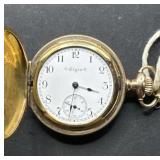 Elgin pocket watch + chain