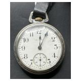 Elgin pocket watch + strap & Murphy brass watch