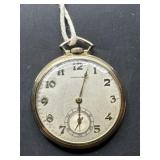 Hamilton 10-size open face pocket watch