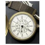 Westclox pocket watch - detailed brass hunting