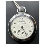 Satellite pocket watch - electronically timed