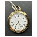 Timex gold-tone mechanical winding pocket