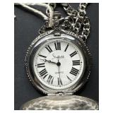 Sheffield quartz pocket watch + chain - Eagle