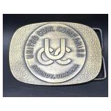 Grundy Va. United Coal Companies belt buckle