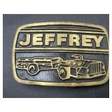 Jeffrey Dresser mining machinery belt buckle