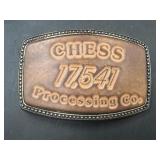 CHESS 17541 Processing Co. leather face belt