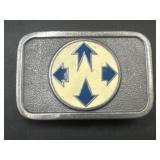 Mettiki Coal belt buckle