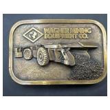 Wagner Mining Equipment Co. brass belt buckle