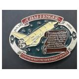 1986 Space Shuttle Challenger commemorative belt
