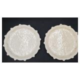 Twp VIETRI Incanto Stone Lace Plate made in Italy