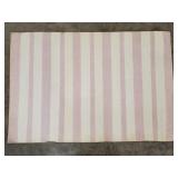 Safavieh kids play rug ivory/pink stripe 4x6'