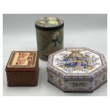 Collection Of 3 vint tins