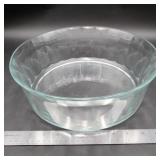 Large glass serving bowl
