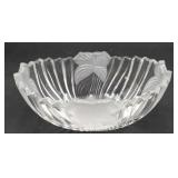 Mikasa oval crystal candy dish