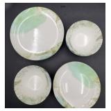 Intesa Home Green & White dishware set (12)