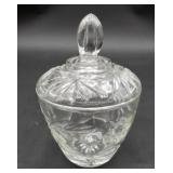 Anchor Hocking covered sugar bowl Prescut pattern