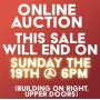 Online auction Sunday April 19th - 6pm (Building on right)