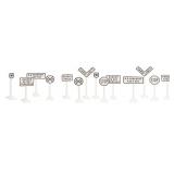 Lionel #307 Railroad Signs set 6-62180