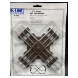 K-Line K-261 O-27 Gauge 90-degree crossing track
