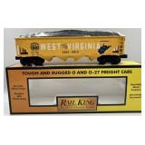 MTH RailKing 30-75570 4-Bay Hopper Car labeled