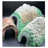 Three model mountain tunnels