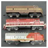 3 HO Scale Diesel Locomotives ï¿½ Pennsylvania,
