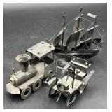 Handmade Metal Folk Art Miniatures