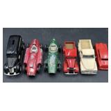Vintage Die-Cast Vehicles Including Race Cars,