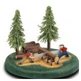Lionel 6-14145 Operating Lumberjacks O-scale